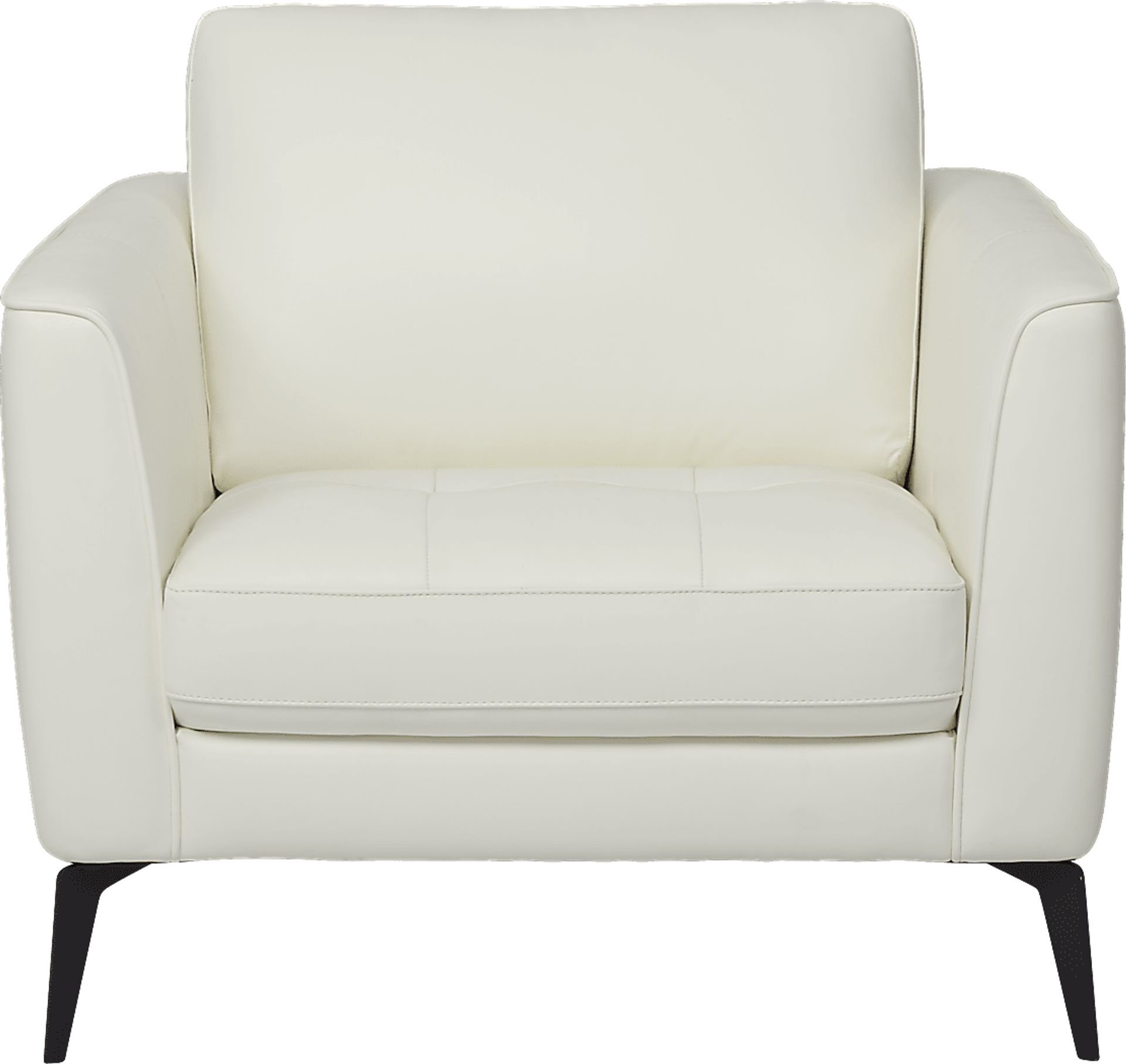 Brazil White Leather Chair - Image 3