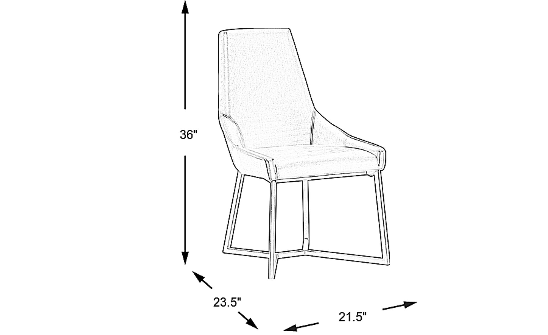 Dimension Image. Please refer to the Dimension Tab on this page for dimension details.