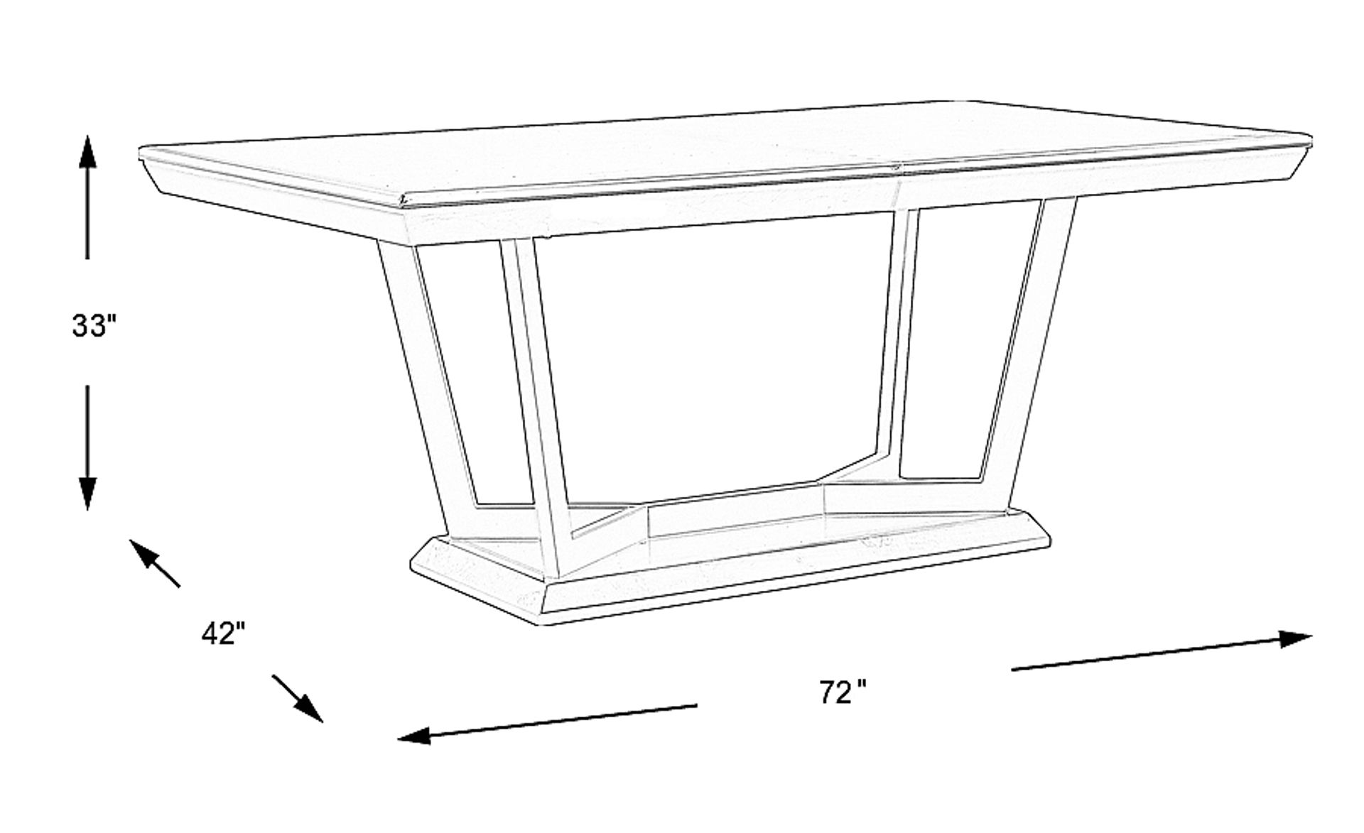 Dimension Image. Please refer to the Dimension Tab on this page for dimension details.