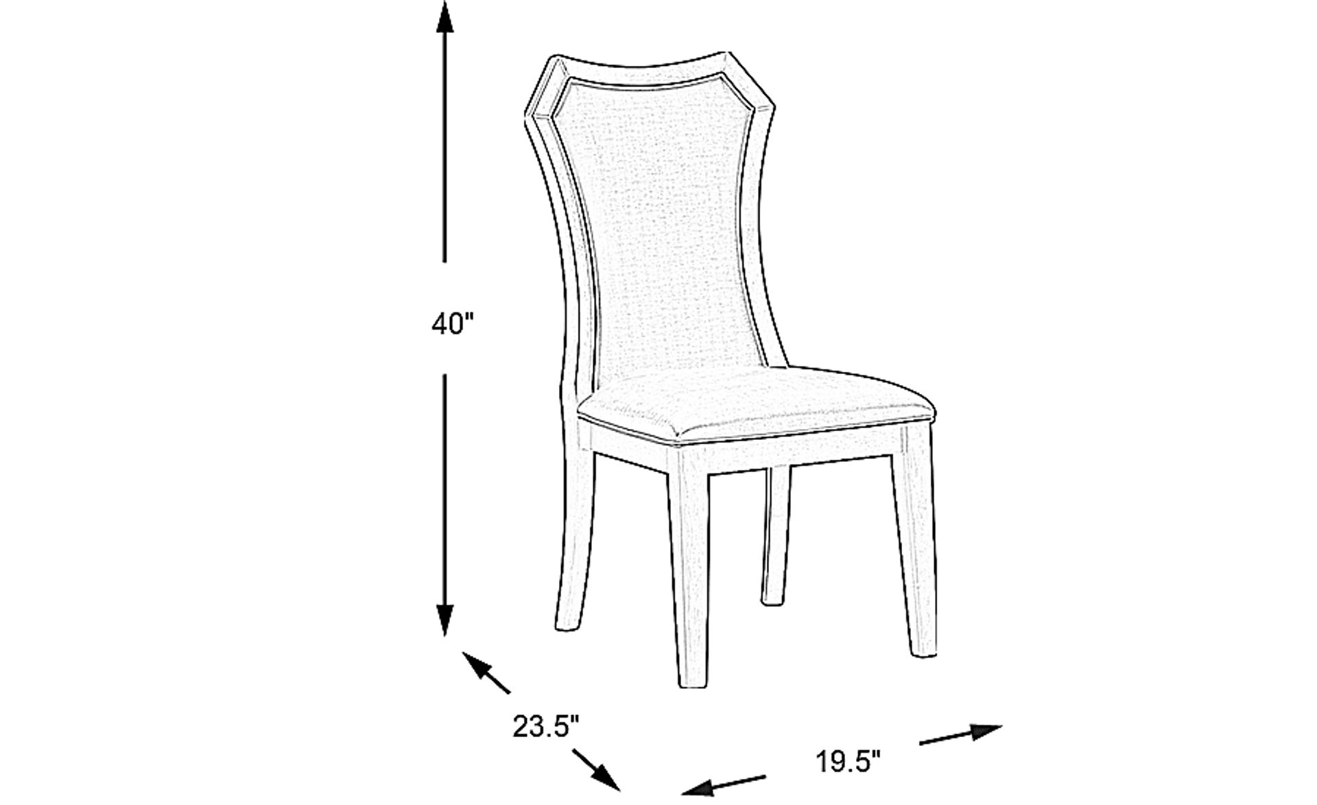 Dimension Image. Please refer to the Dimension Tab on this page for dimension details.