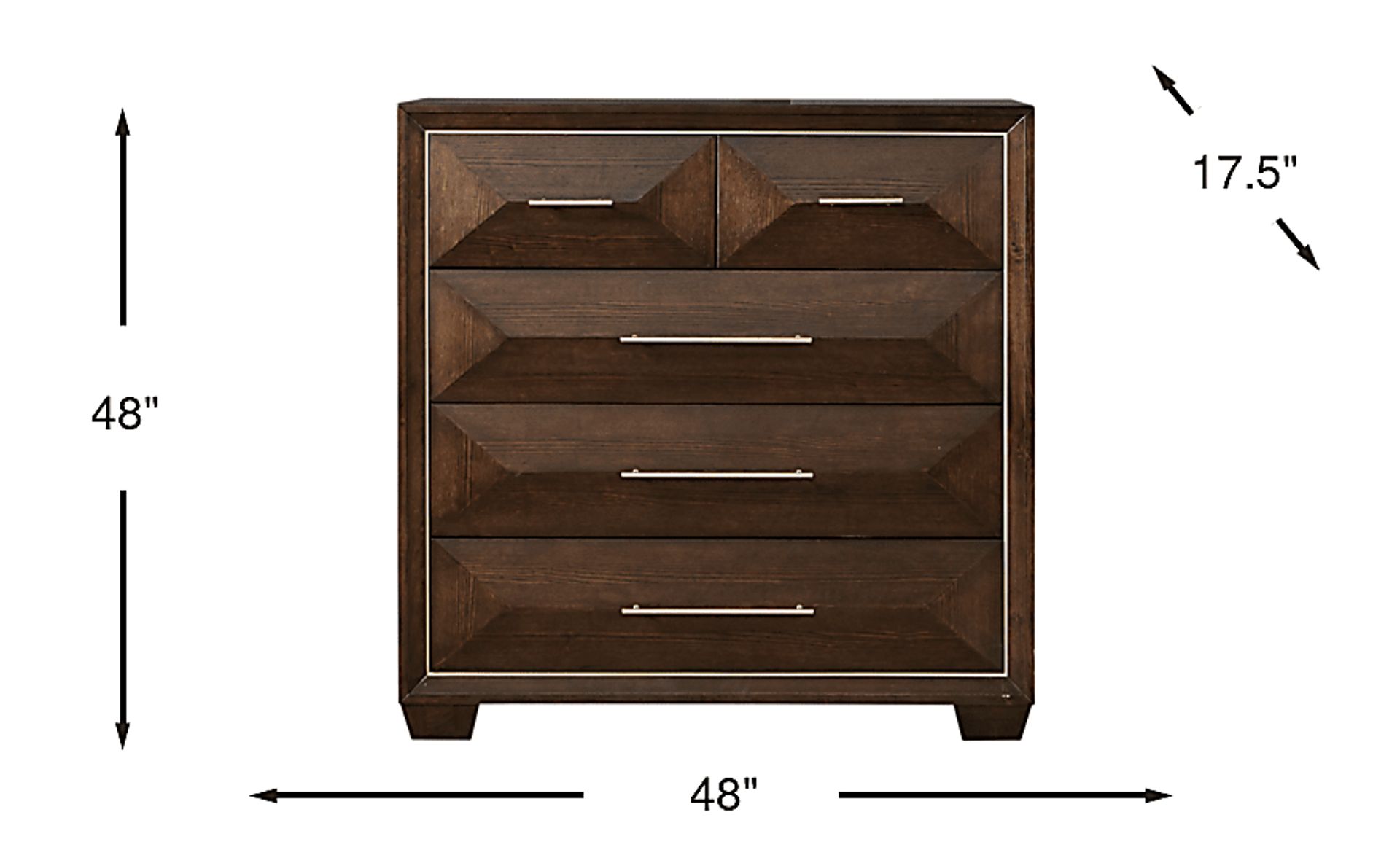 Dimension Image. Please refer to the Dimension Tab on this page for dimension details.