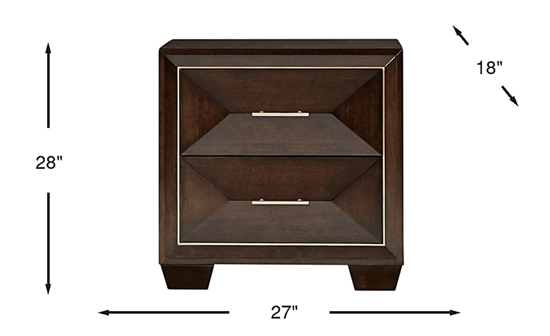 Dimension Image. Please refer to the Dimension Tab on this page for dimension details.