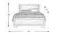 Cambrian Court White 3 Pc King Panel Bed