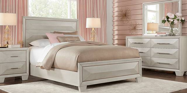 Cambrian Court White 7 Pc Queen Panel Bedroom - Thumbnail - Image 1