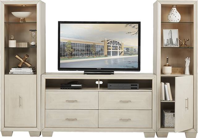 Cambrian Court White Ash 3 Pc Wall Unit - Thumbnail - Image 2