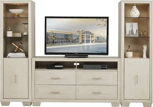 Cambrian Court White Ash 3 Pc Wall Unit - Thumbnail - Image 1