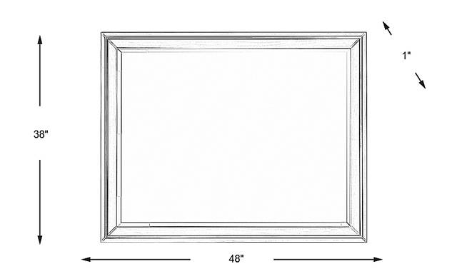 Dimension Image. Please refer to the Dimension Tab on this page for dimension details.