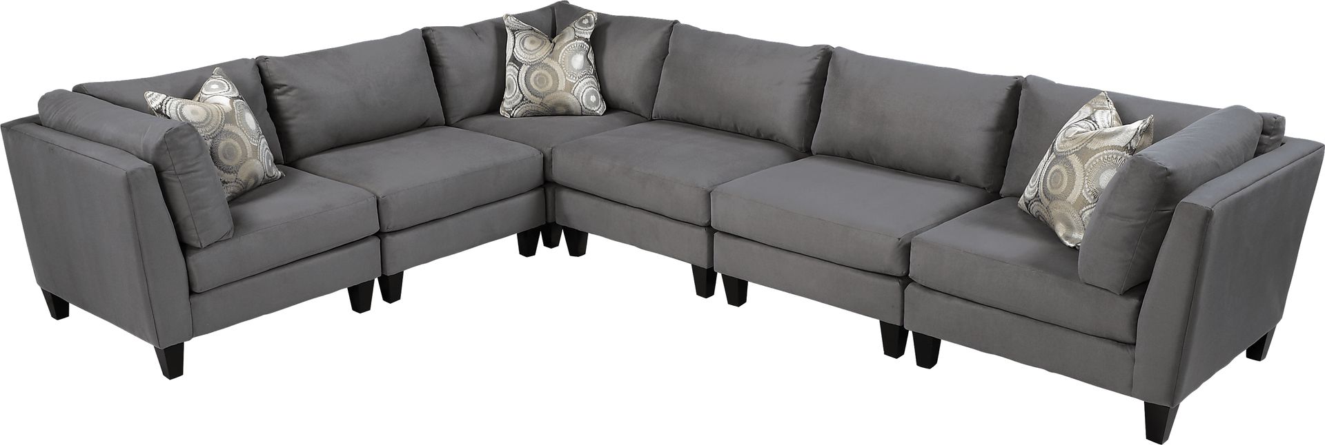 Cantabria Platinum 6 Pc Sectional - Image 1