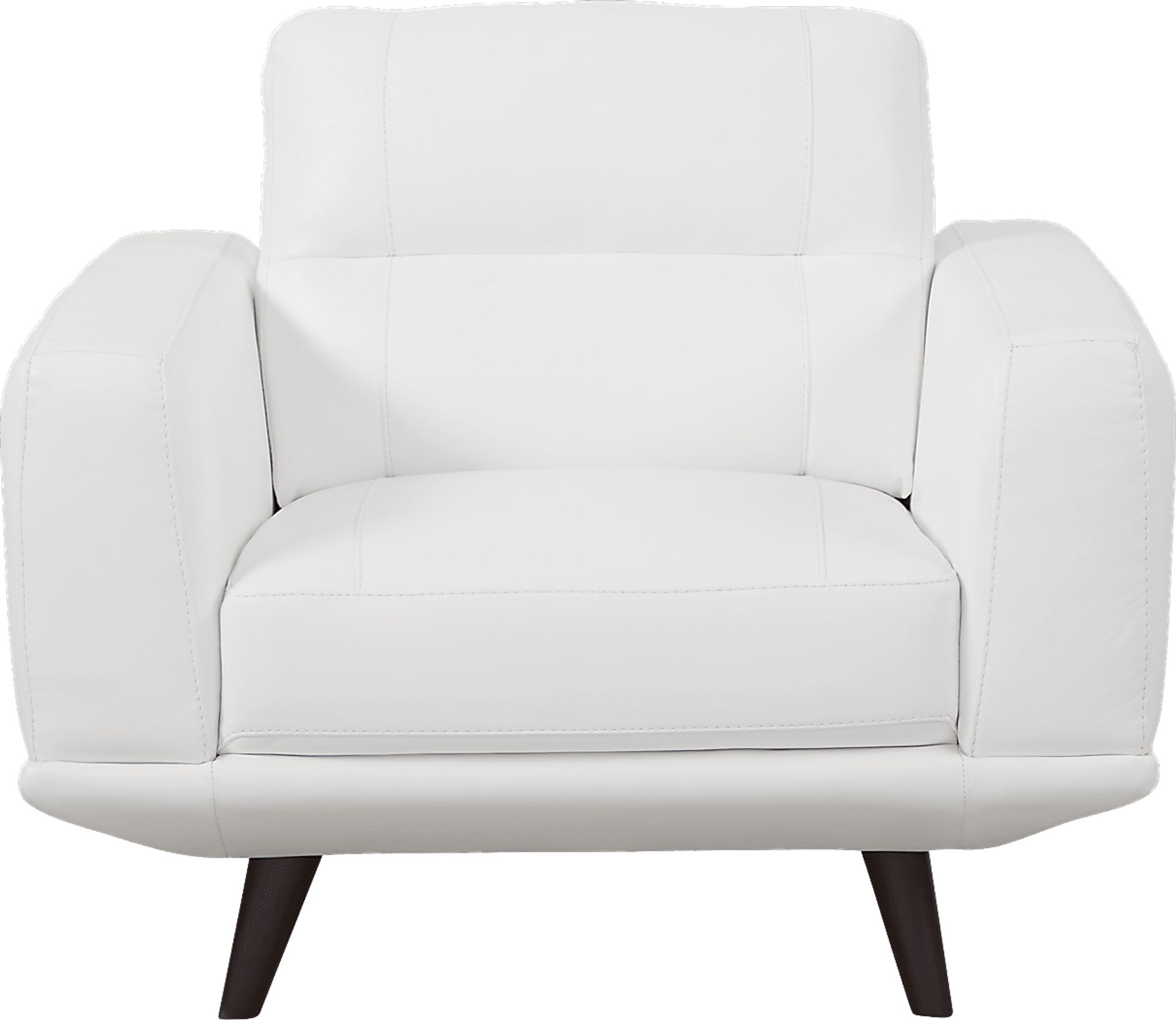 Capistrano White Leather 3 Pc Living Room - Image 5