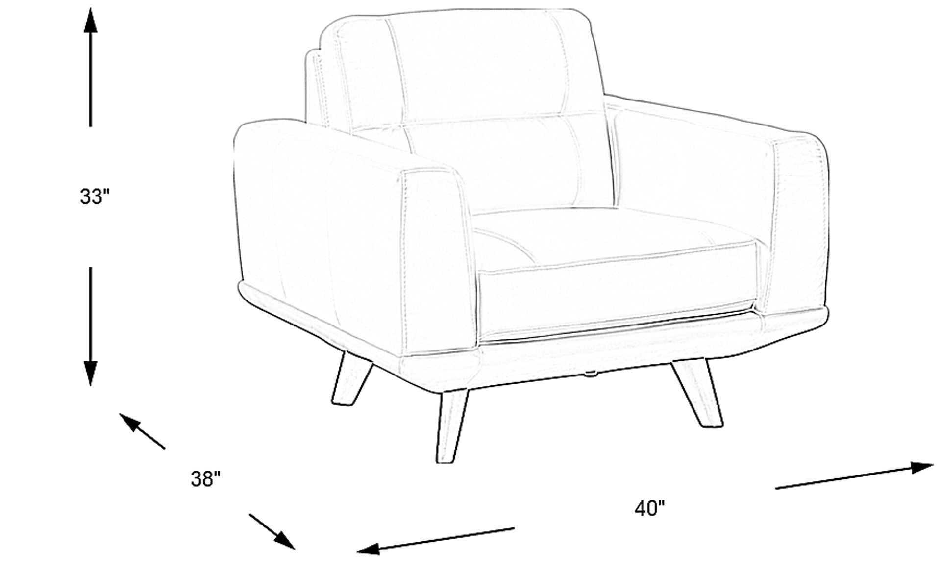 Dimension Image. Please refer to the Dimension Tab on this page for dimension details.