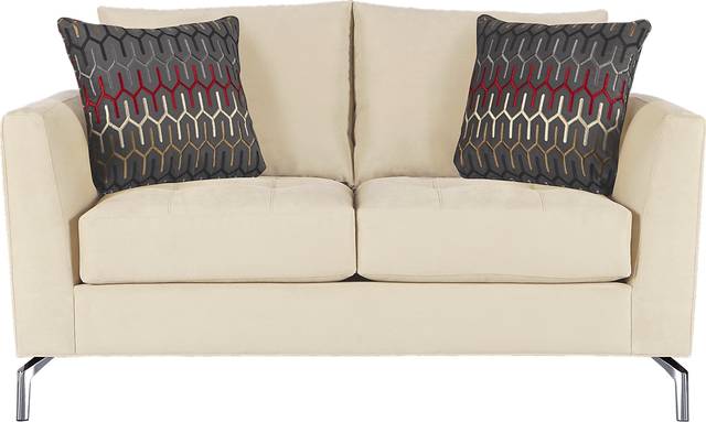 Carinthia Vanilla Loveseat - Thumbnail - Image 1