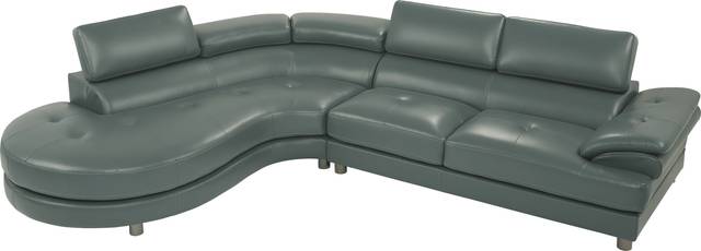 Cassinella Cove Teal 2 Pc Sectional - Thumbnail - Image 3