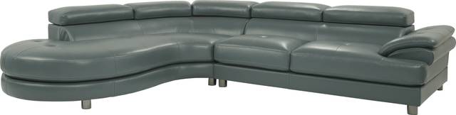 Cassinella Cove Teal 2 Pc Sectional - Thumbnail - Image 1
