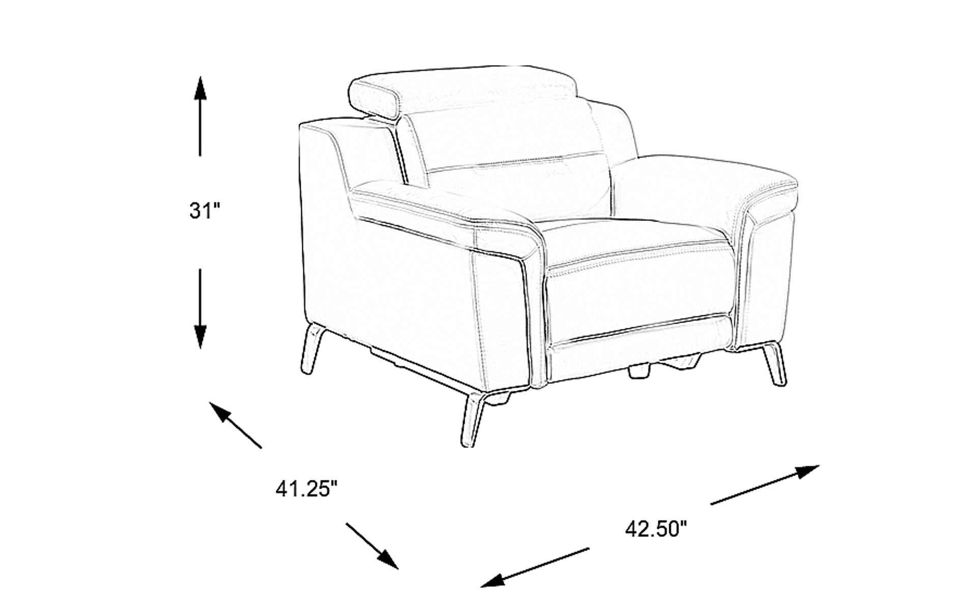 Dimension Image. Please refer to the Dimension Tab on this page for dimension details.