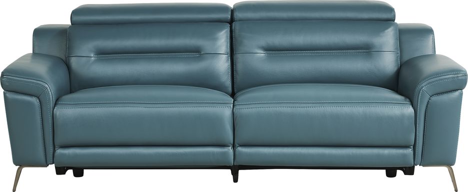 Castella Leather Dual Power Reclining Sofa