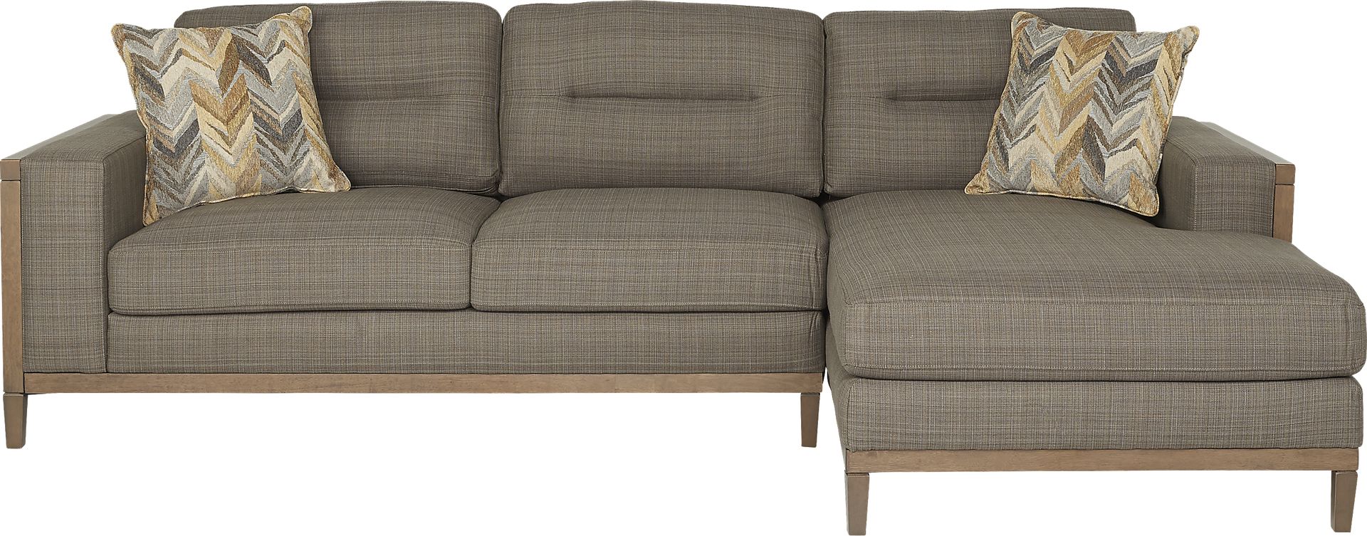 Catalunya Gray 2 Pc Sectional - Image 1