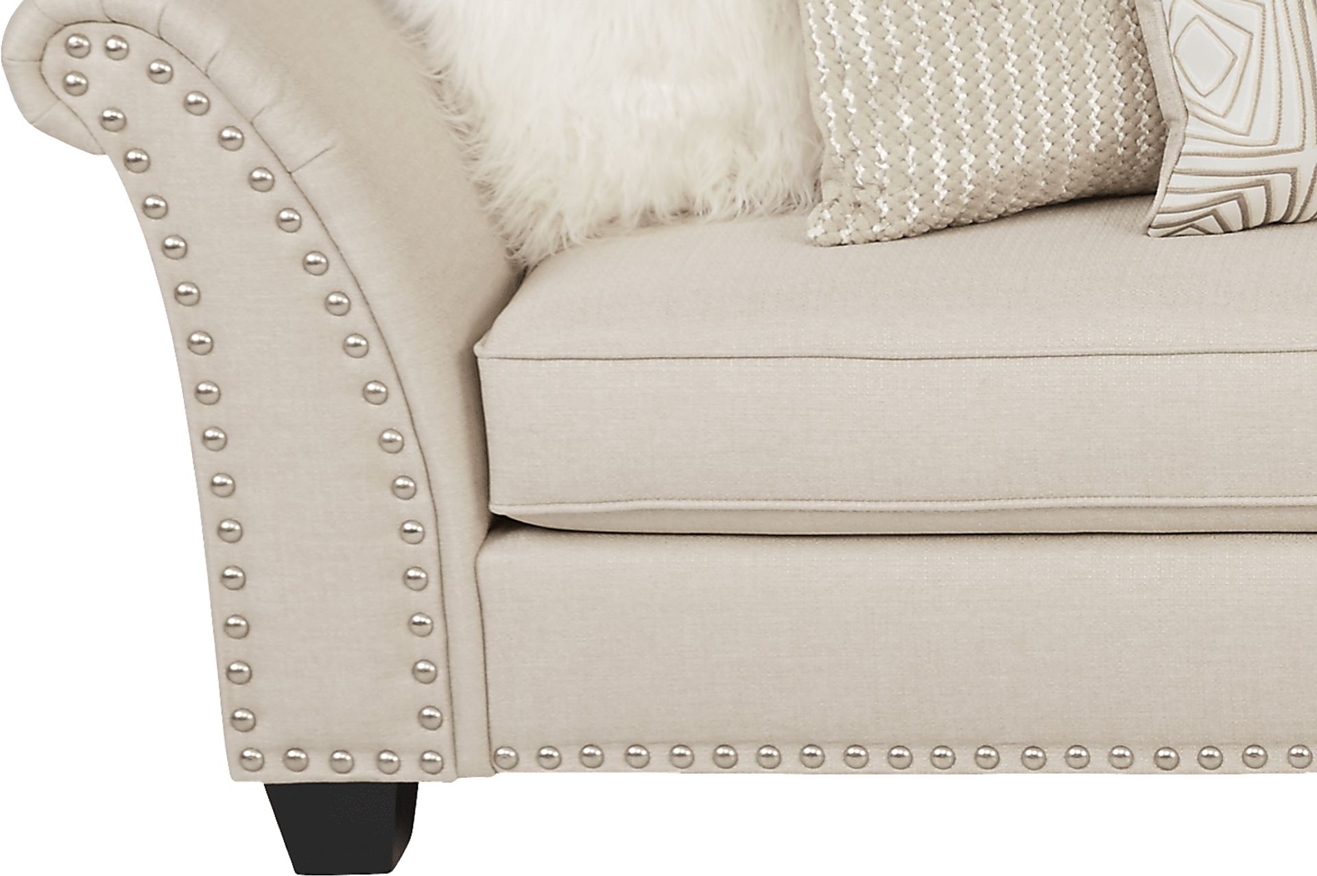 Claremont Beige 3 Pc Sectional Living Room - Image 3