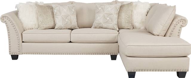 Claremont Beige 3 Pc Sectional Living Room - Thumbnail - Image 2