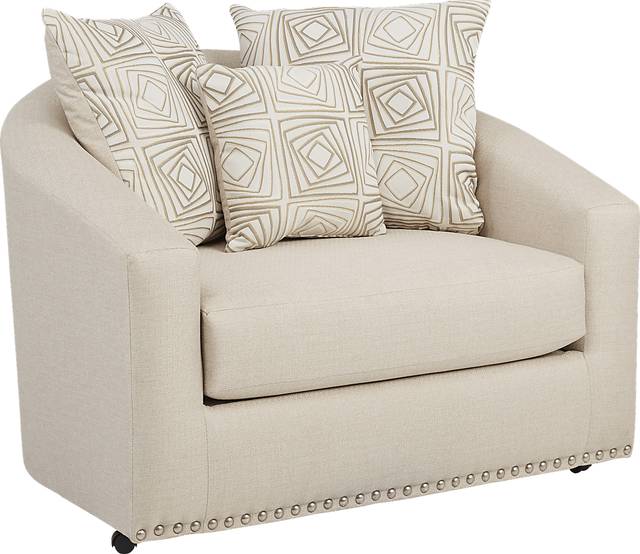 Claremont Beige 6 Pc Sectional Living Room - Thumbnail - Image 4