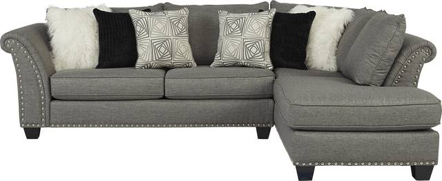 Claremont Gray 2 Pc Sectional - Thumbnail - Image 1