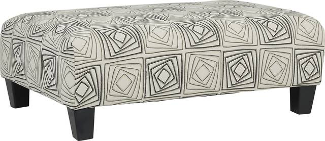 Claremont Gray Cocktail Ottoman - Thumbnail - Image 1