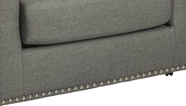 Claremont Gray Swivel Chair - Thumbnail - Image 2