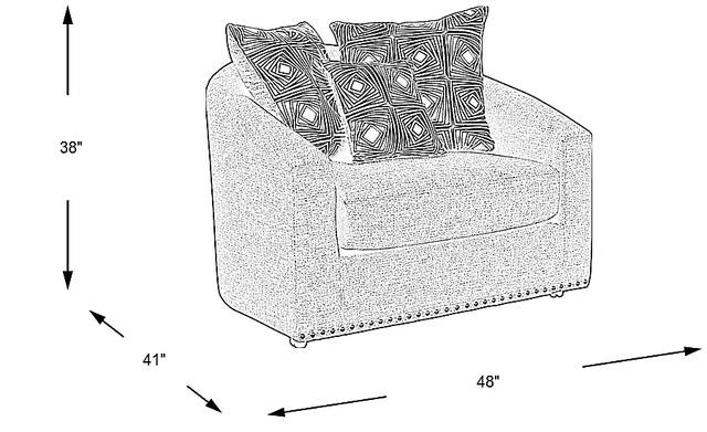 Dimension Image. Please refer to the Dimension Tab on this page for dimension details.