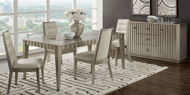Delanco Pewter Side Chair - Thumbnail - Image 2