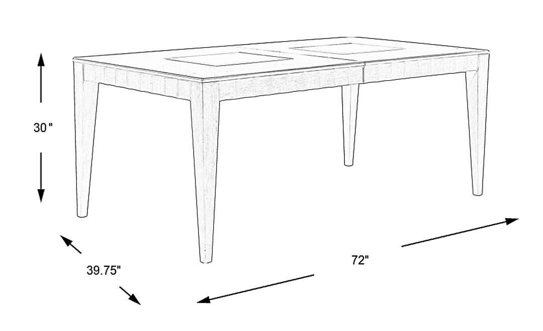 Delanco Pewter Dining Table
