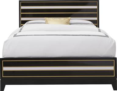 3 pc queen panel bed