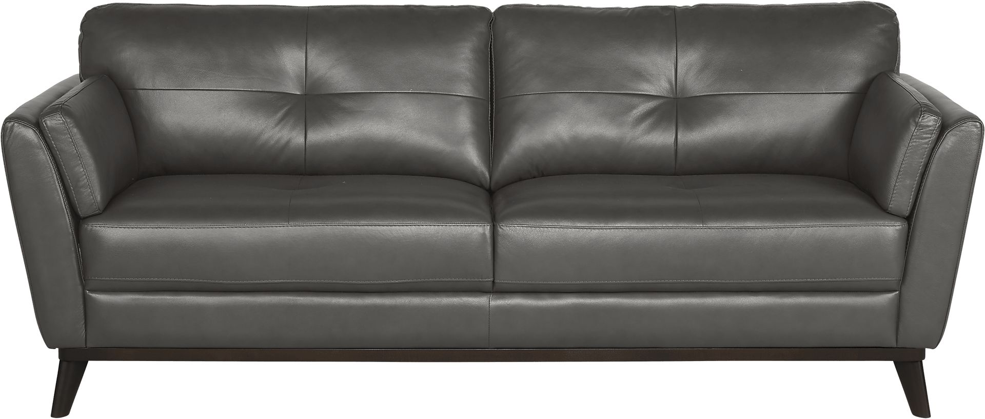 Gabriele Gray 5 Pc Leather Living Room - Image 2