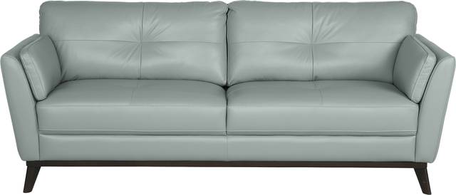 Gabriele Spa Blue 5 Pc Leather Living Room - Thumbnail - Image 2