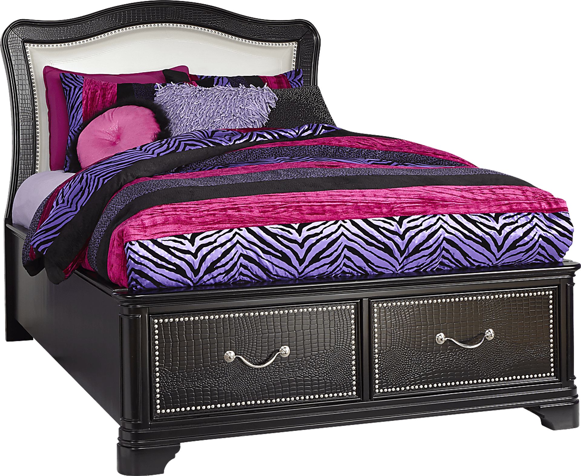Kayla Black 4 Pc Full Storage Bed - Image 1