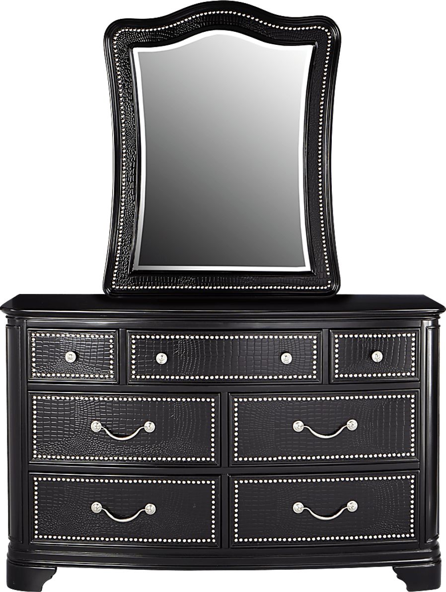 Kayla Black Dresser Mirror Set Rooms To Go