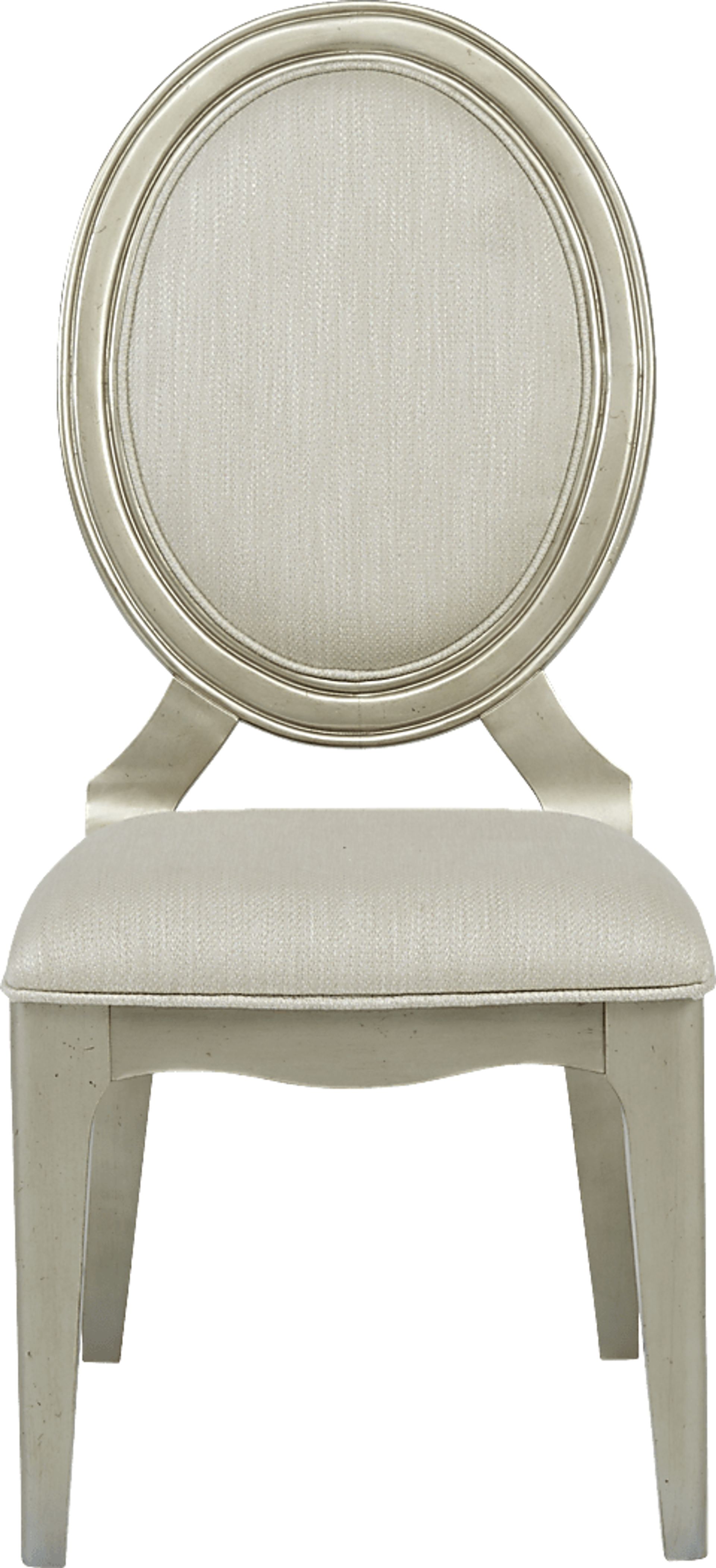 La Reina Silver 5 Pc Oval Dining Room - Image 6