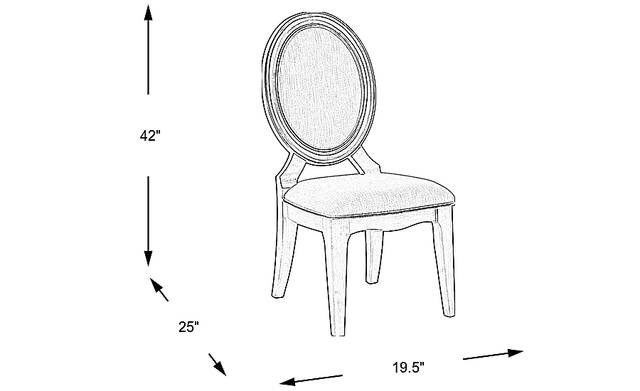 Dimension Image. Please refer to the Dimension Tab on this page for dimension details.