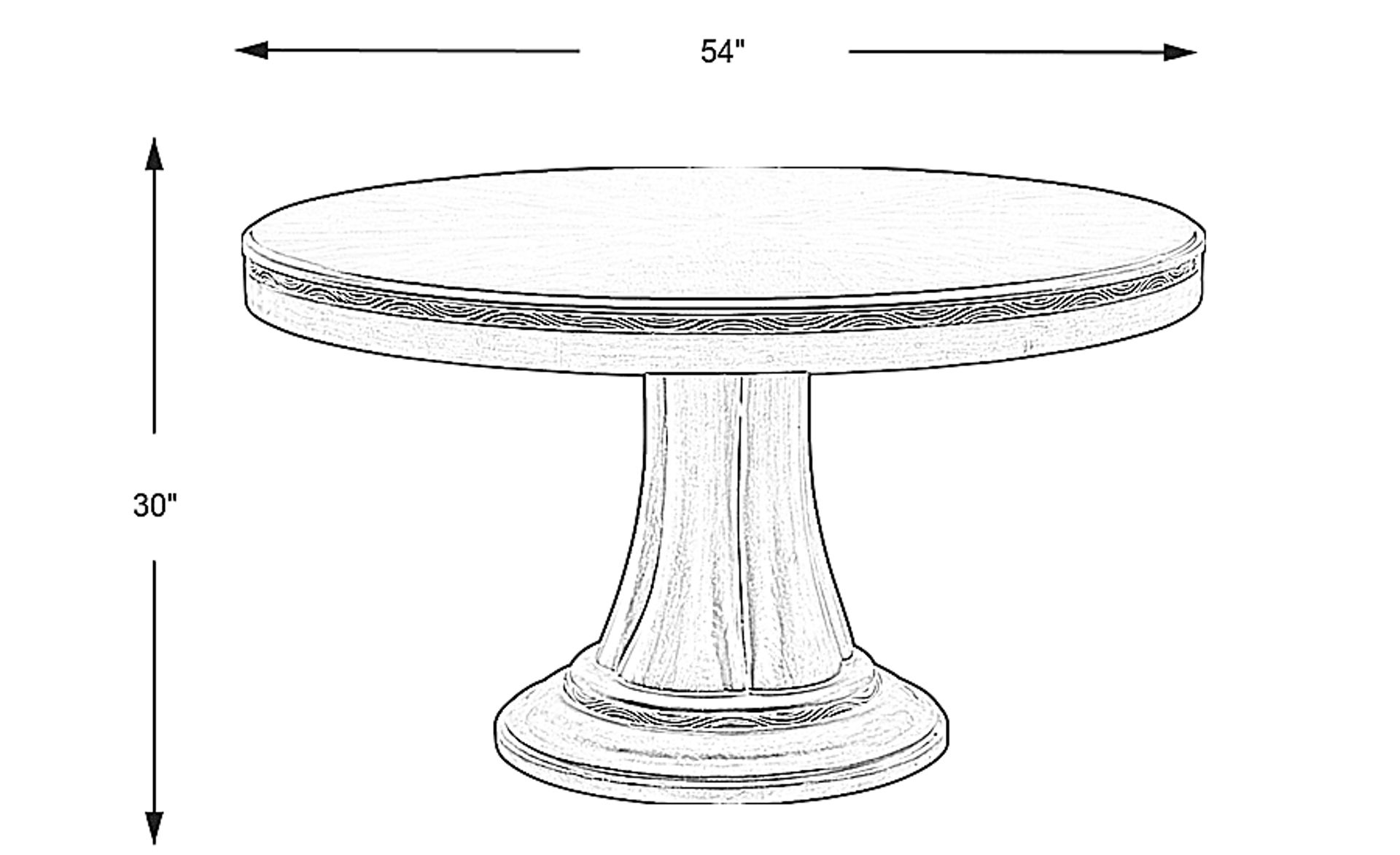 Dimension Image. Please refer to the Dimension Tab on this page for dimension details.