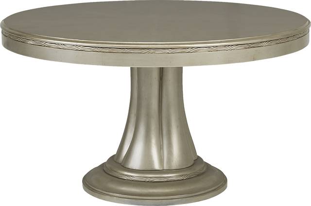 La Reina Silver 7 Pc Round Dining Room - Thumbnail - Image 2