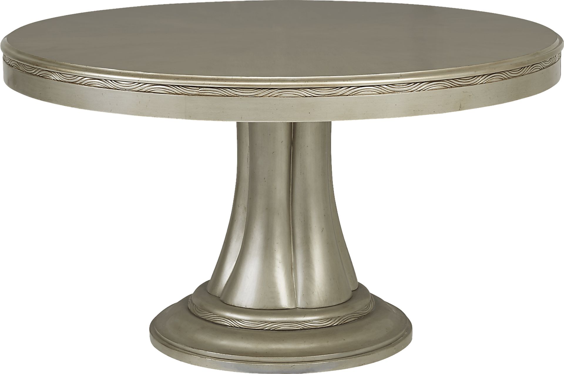 La Reina Silver 7 Pc Round Dining Room - Image 2