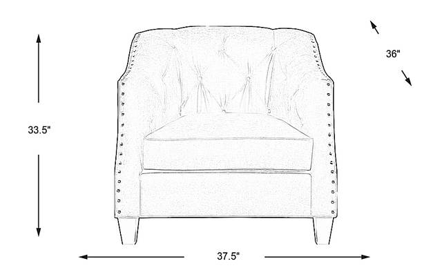 Dimension Image. Please refer to the Dimension Tab on this page for dimension details.