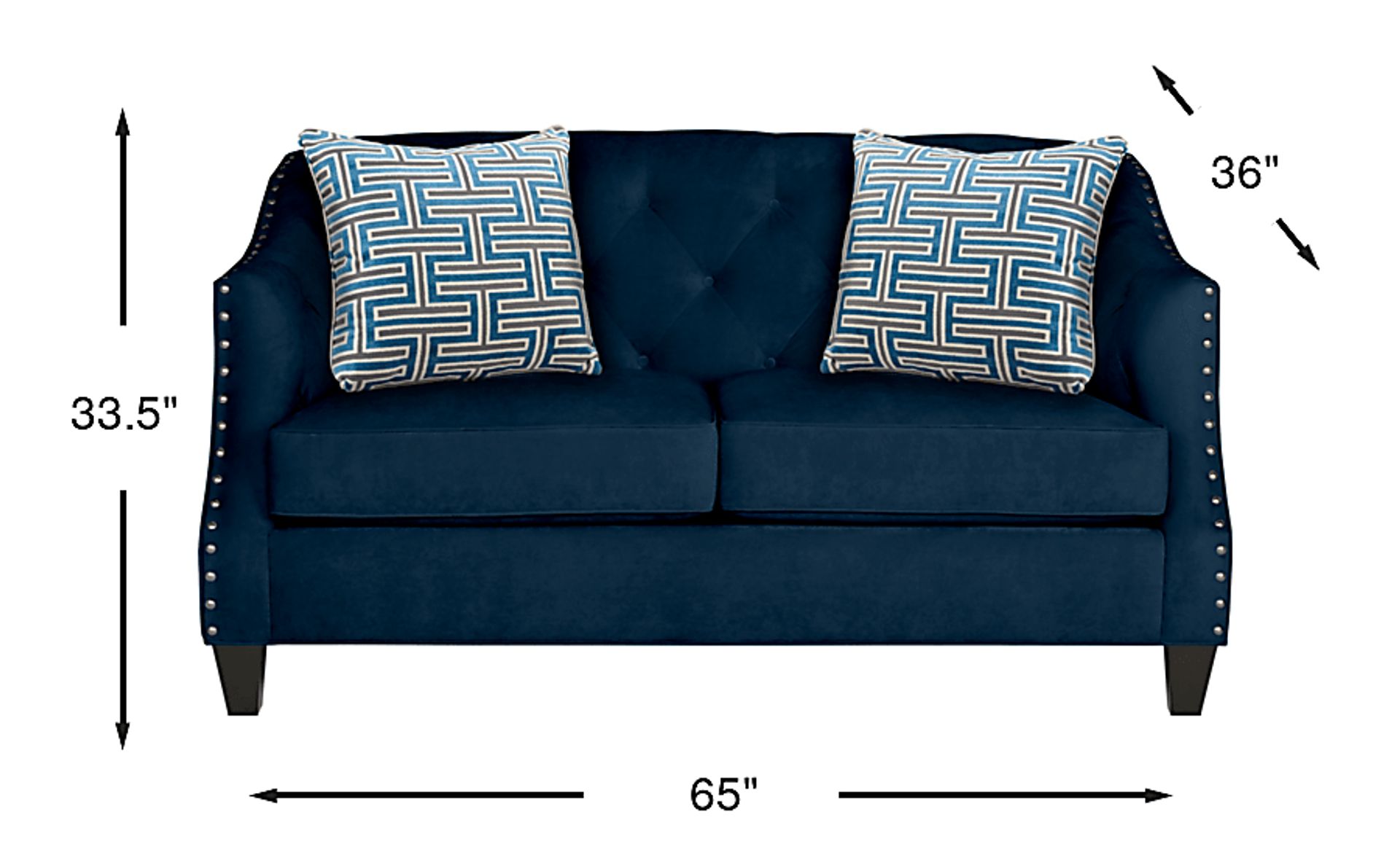 Dimension Image. Please refer to the Dimension Tab on this page for dimension details.