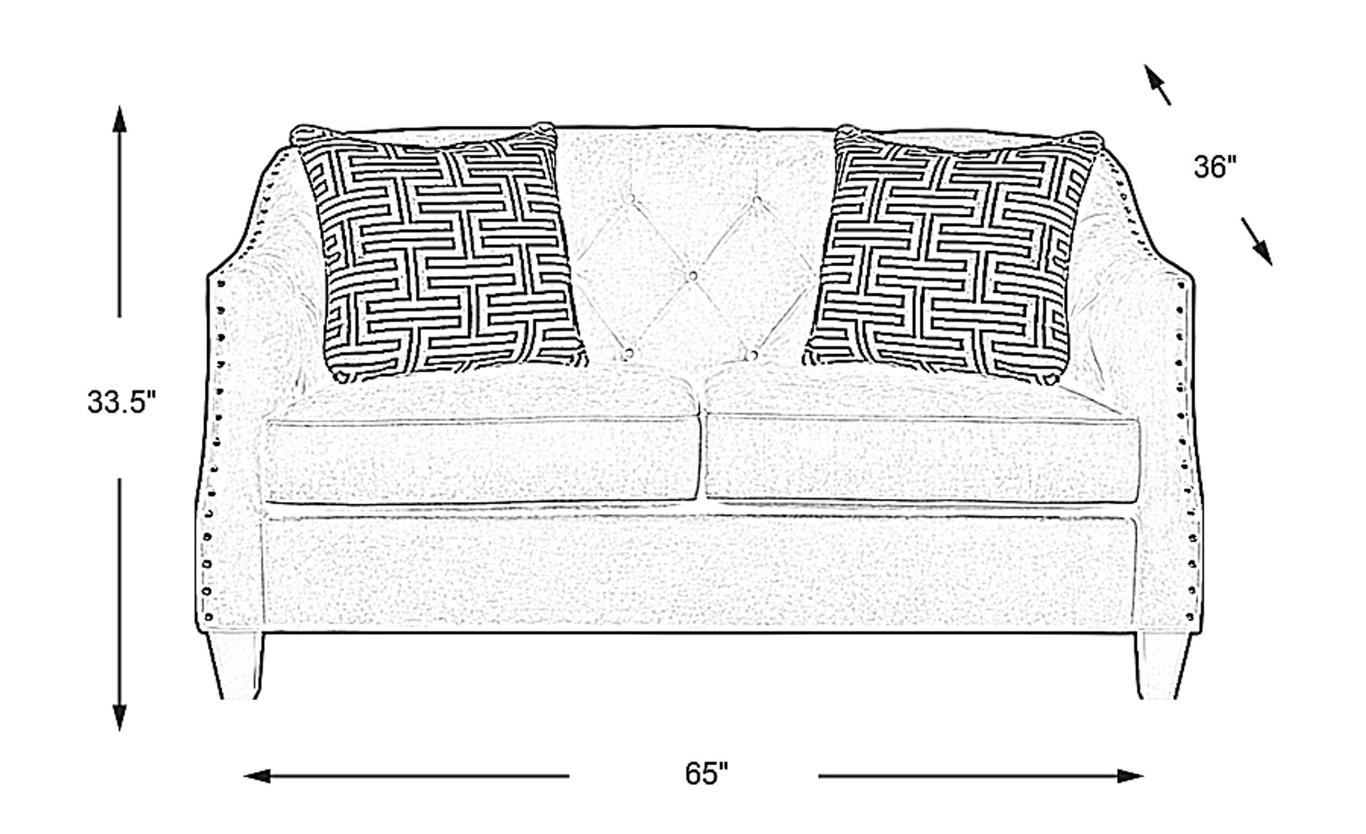 Dimension Image. Please refer to the Dimension Tab on this page for dimension details.