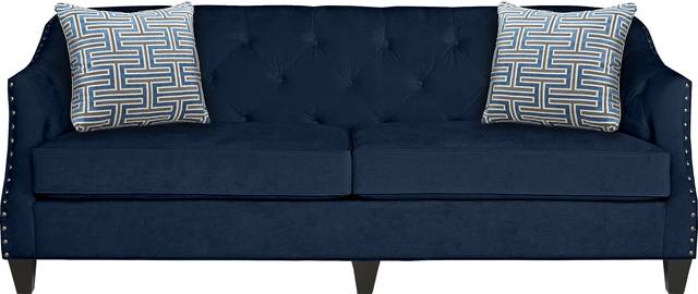 Monaco Court Navy Sofa - Thumbnail - Image 1