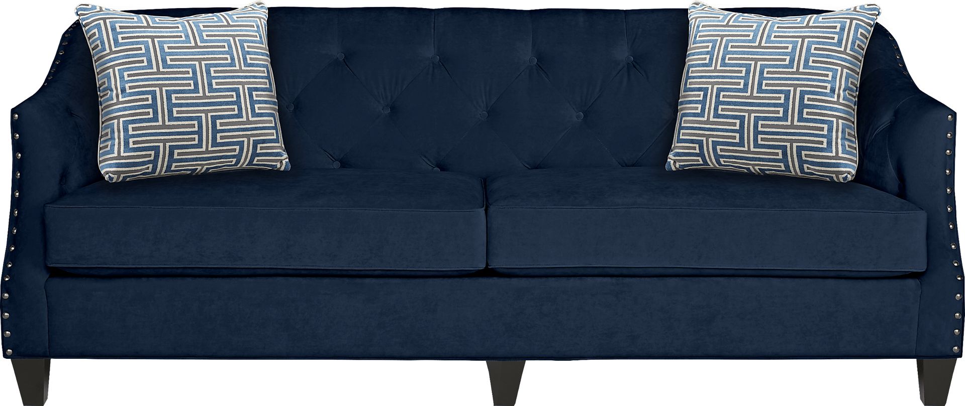 Monaco Court Navy Sofa - Image 1