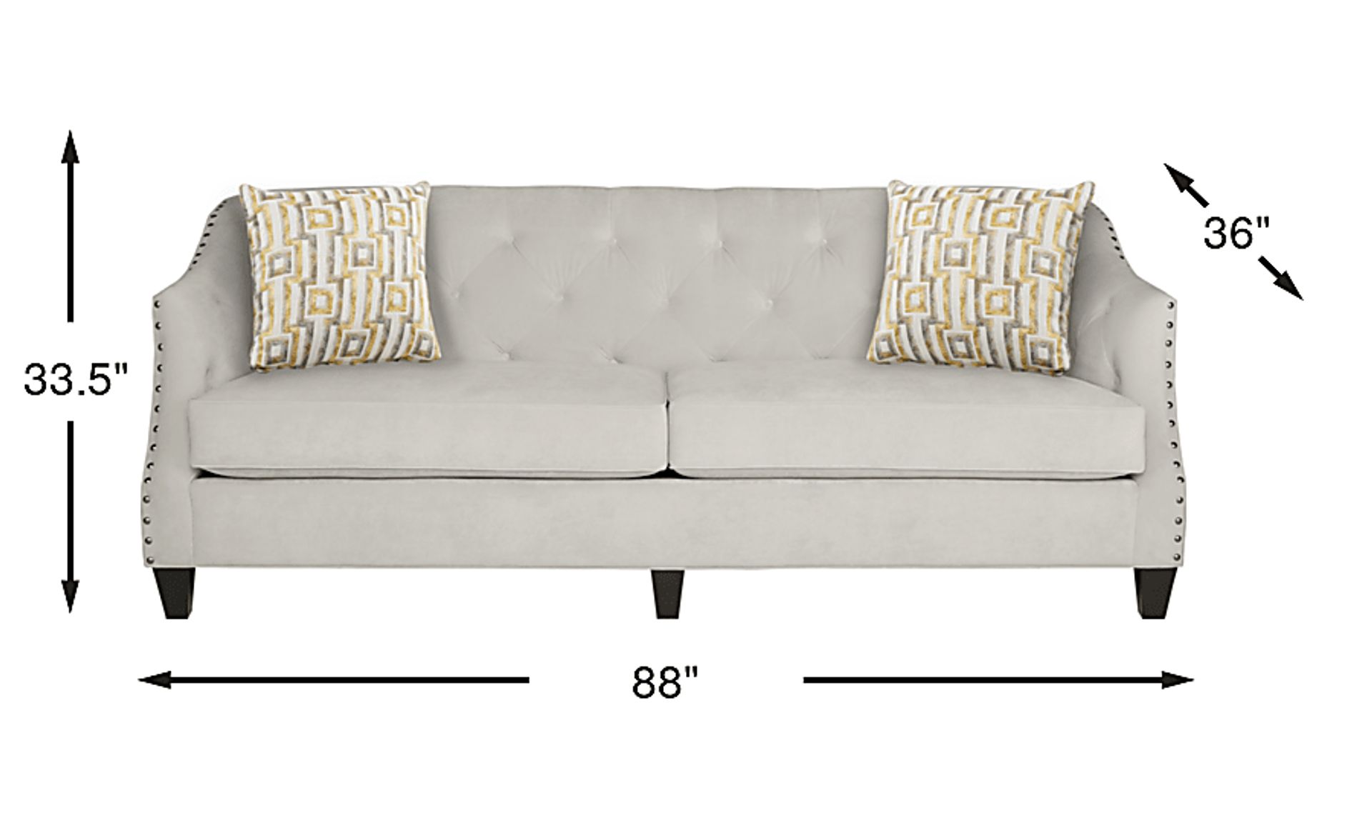 Dimension Image. Please refer to the Dimension Tab on this page for dimension details.