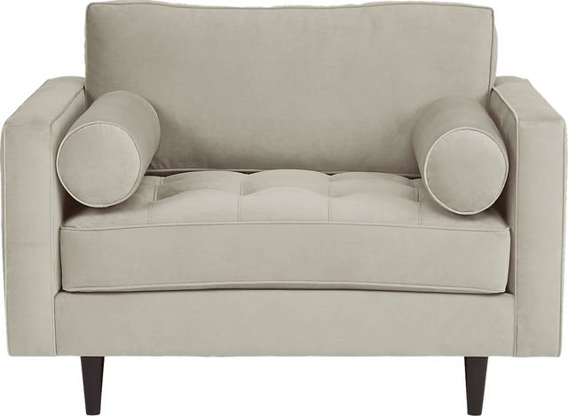 Pacific Palisades Beige Plush 5 Pc Living Room - Thumbnail - Image 3
