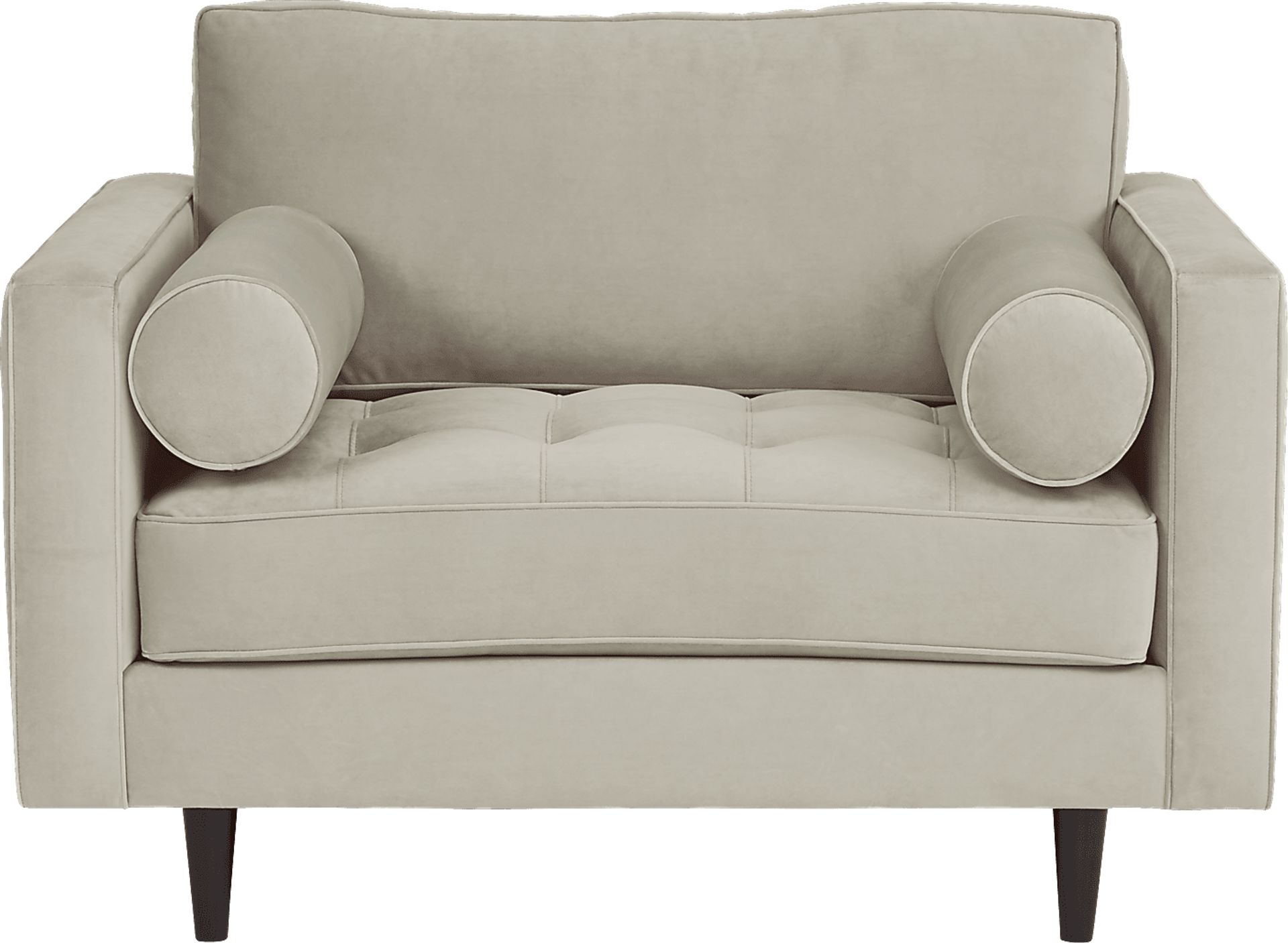 Pacific Palisades Beige Plush Chair - Image 1