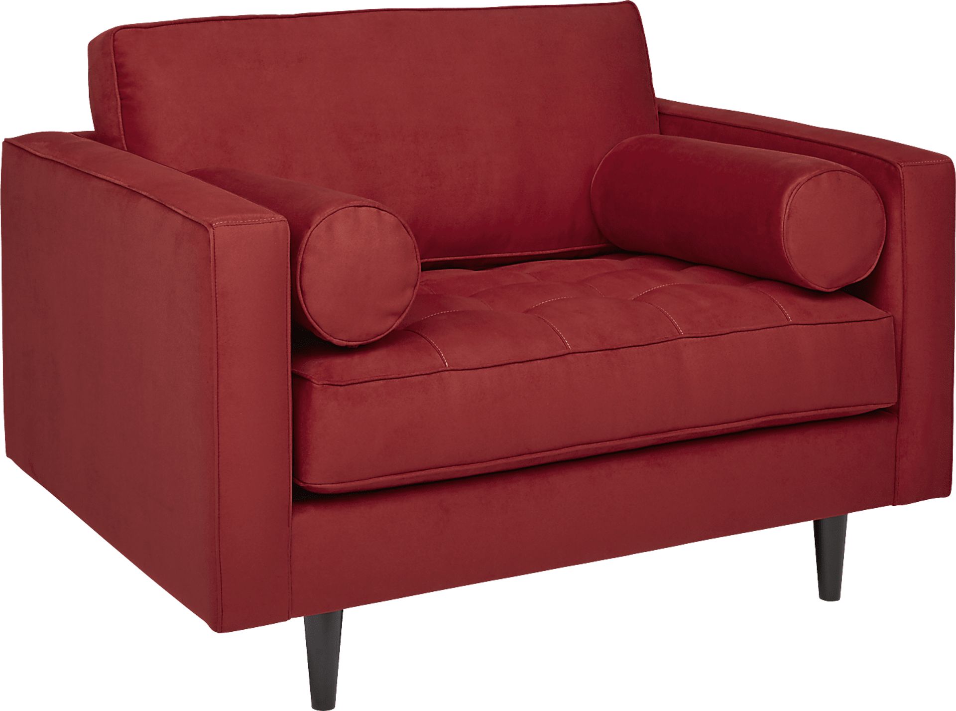 Pacific Palisades Cardinal Microfiber Chair - Image 1