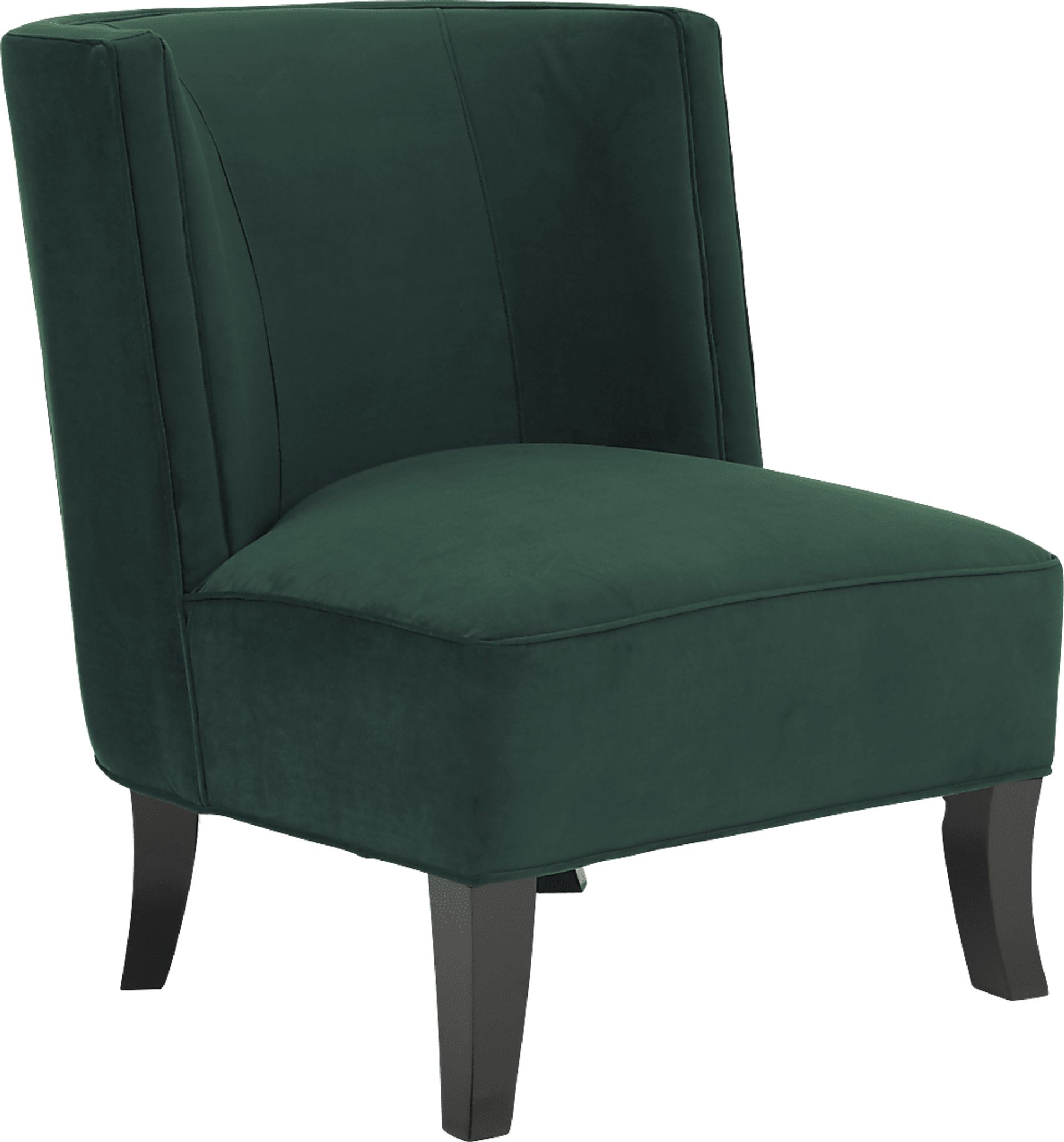 Pacific Palisades Emerald Plush Accent Chair - Image 1