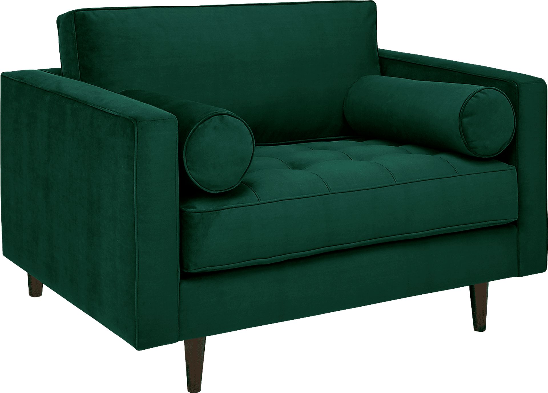 Pacific Palisades Emerald Plush Chair - Image 1